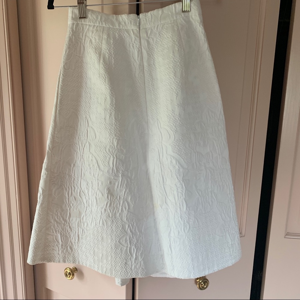 Karen Millen White Floral Skirt - Picture 4 of 12